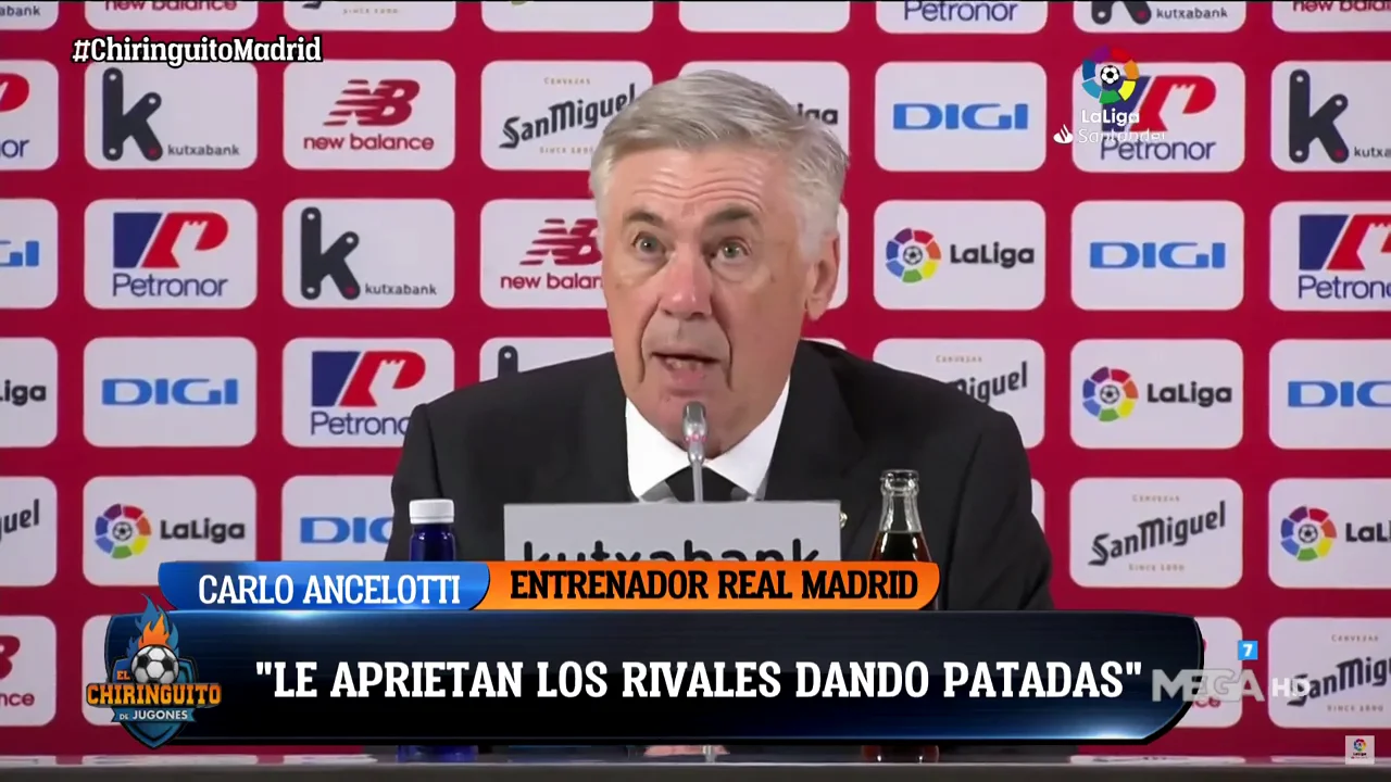 Ancelotti protege a Vinicius