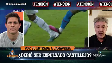 "Me parece más fácil lesionar en esta entrada que la de Vinicius" "Me parece más fácil lesionar en esta entrada que la de Vinicius"