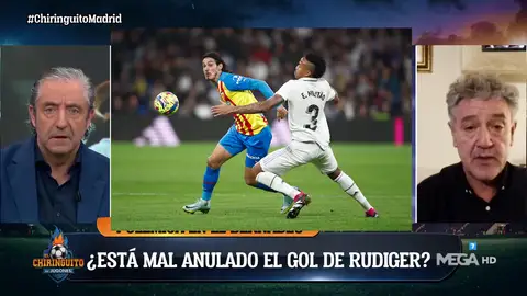 "No es falta de Benzema, es un forcejeo de dos" "No es falta de Benzema, es un forcejeo de dos"