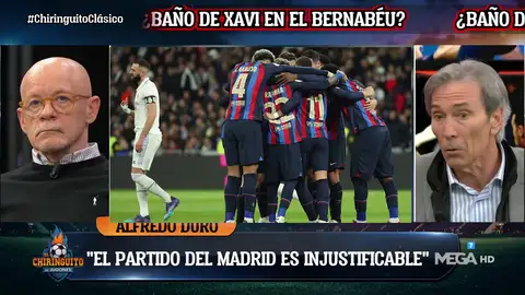 Lobo: "Xavi se ha doctorado en el Bernabéu" Lobo: "Xavi se ha doctorado en el Bernabéu"