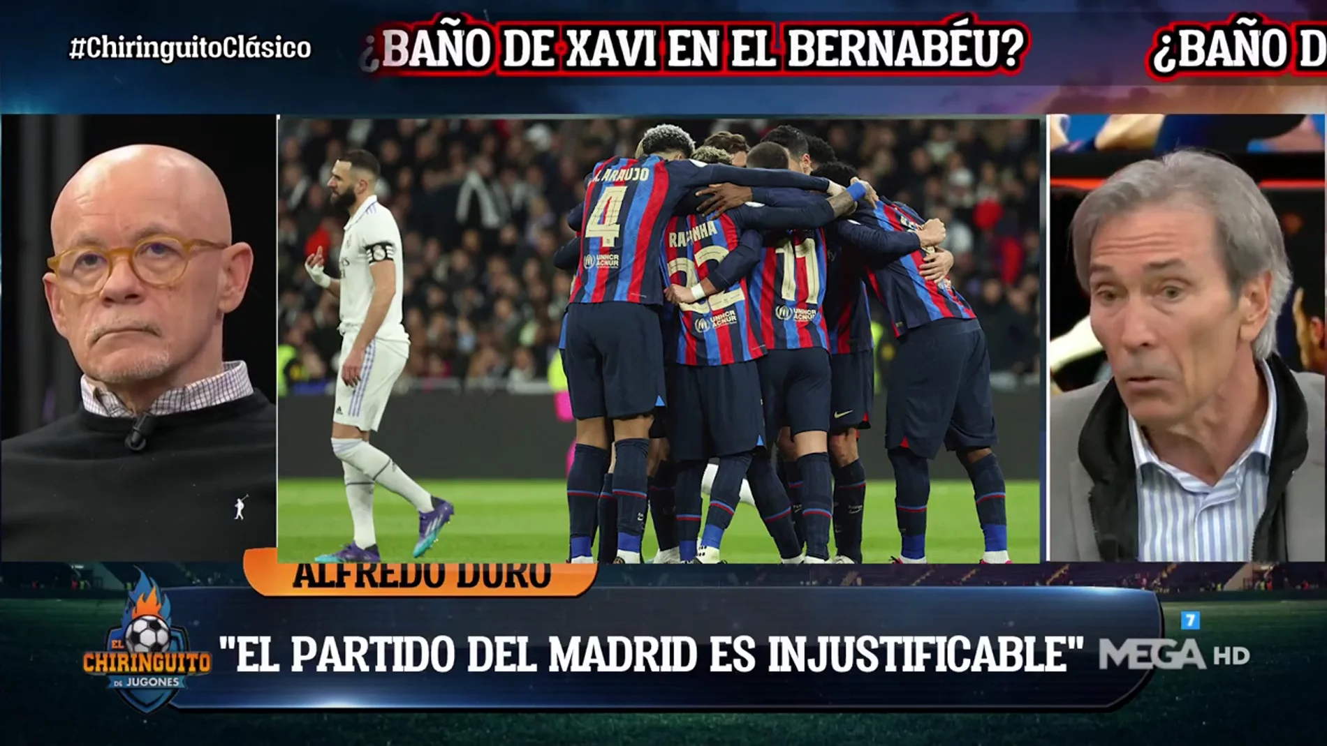 Lobo: "Xavi se ha doctorado en el Bernabéu"