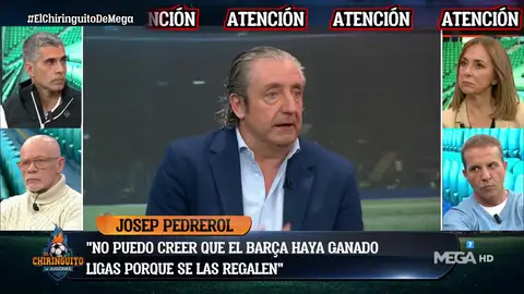"No puedo creer que el Barça haya ganado Ligas porque se las han regalado" "No puedo creer que el Barça haya ganado Ligas porque se las han regalado"