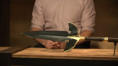 Lanza Partesana Forjado a fuego