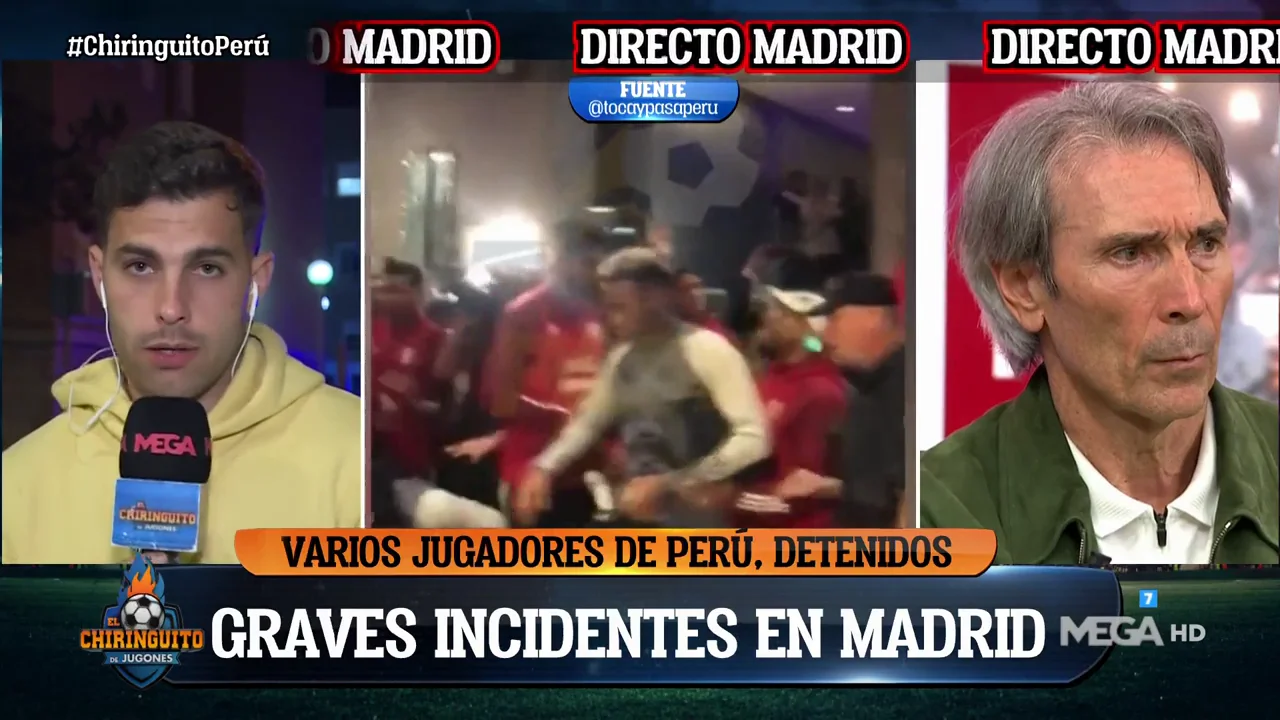 Detenidos varios jugadores de Per&uacute;