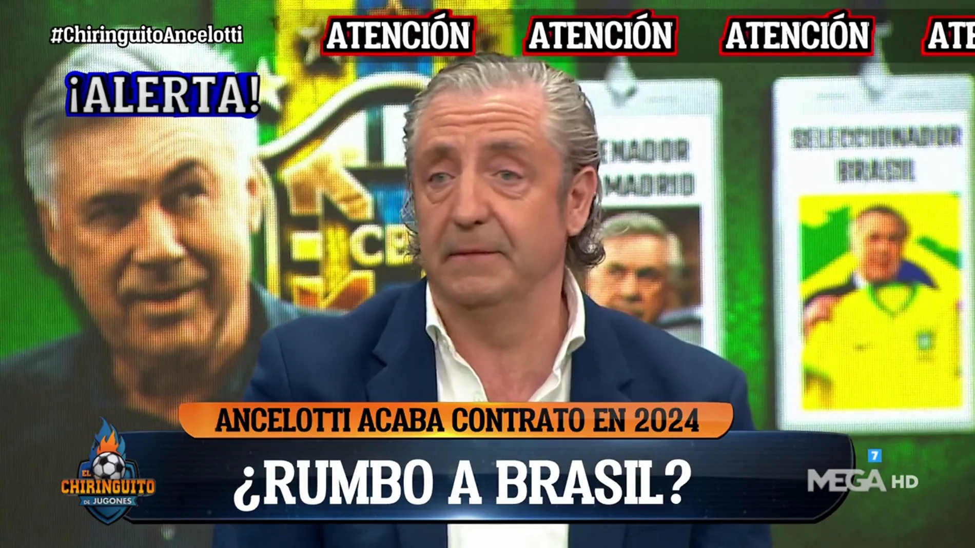 El futuro de Ancelotti podría estar Brasil
