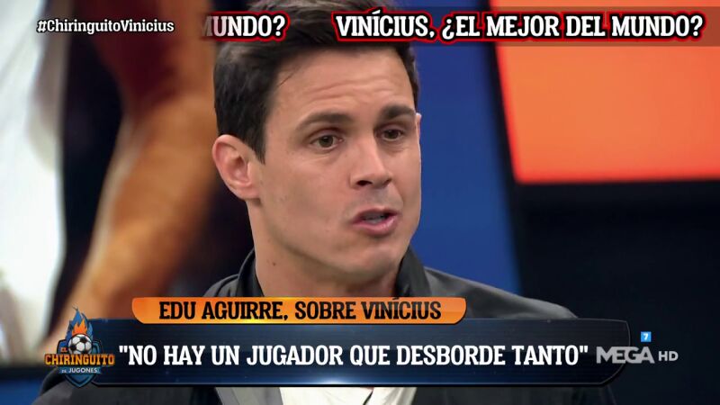 Edu Aguirre, 'enamorado' de Vinicius, pero... 