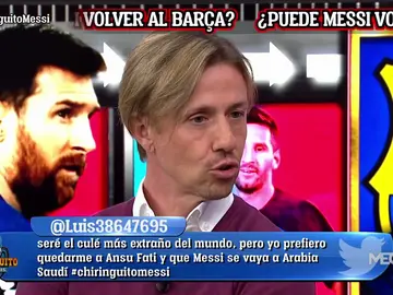 Guti aconseja a Messi que no vuelva al Barça Guti aconseja a Messi que no vuelva al Barça