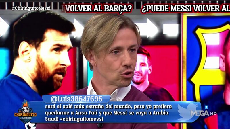 Guti aconseja a Messi que no vuelva al Barça