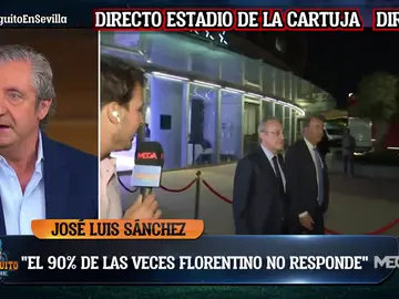 "Quizá a Florentino no le gustó la entrevista a Rubiales" "Quizá a Florentino no le gustó la entrevista a Rubiales"