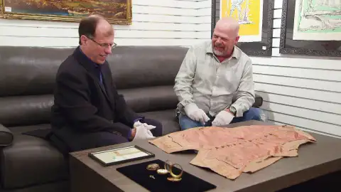 El reloj de bolsillo y chaleco de John Hancock mega