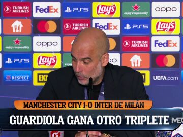 Guardiola habla sobre el factor 'suerte' tras ganar la Champions League