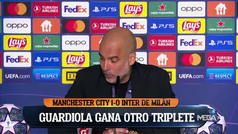 Guardiola habla sobre el factor 'suerte' tras ganar la Champions League Guardiola habla sobre el factor 'suerte' tras ganar la Champions League