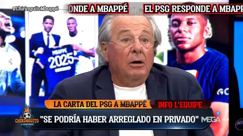 "No me fío de Mbappé" "No me fío de Mbappé"