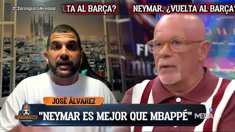 José Álvarez: "Al máximo nivel, Neymar es mejor que Mbappé" José Álvarez: "Al máximo nivel, Neymar es mejor que Mbappé"