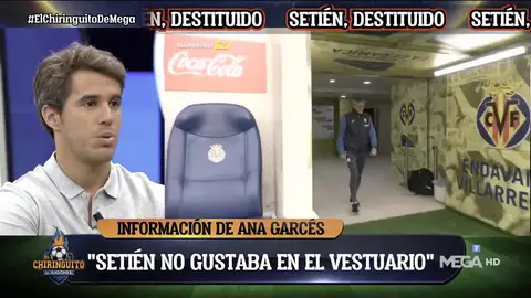"Muchos jugadores del Villarreal no estaban satisfechos con Quique Setién" "Muchos jugadores del Villarreal no estaban satisfechos con Quique Setién"