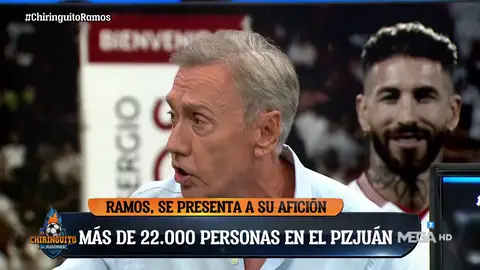 "¡Pepe Castro, qué esperaba para firmar a Sergio Ramos!" "¡Pepe Castro, qué esperaba para firmar a Sergio Ramos!"