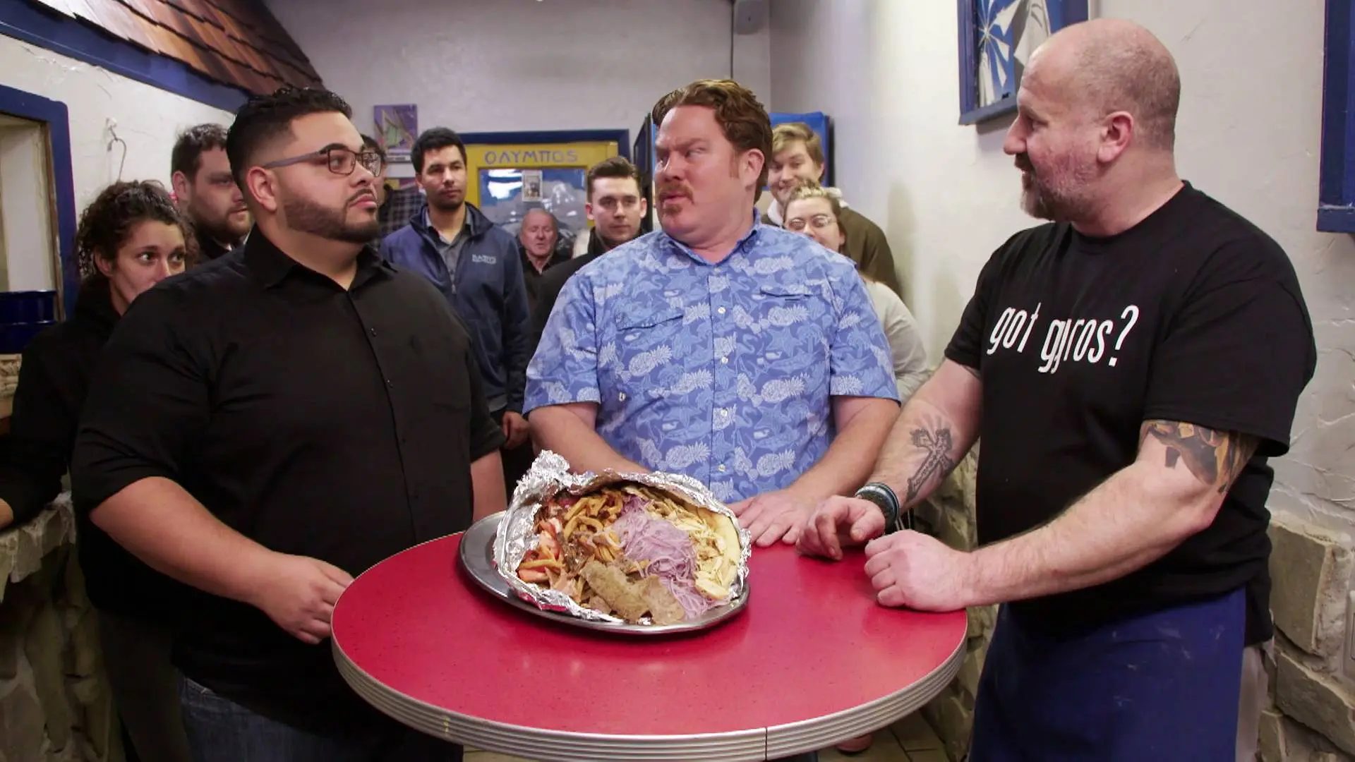 El reto Monte Olimpo, un gyro griego de 4 kilos que alimentaría a una familia completa El reto Monte Olimpo, un gyro griego de 4 kilos que alimentaría a una familia completa