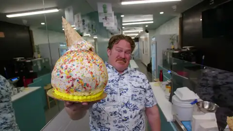 El reto 'helado' de Casey El reto 'helado' de Casey