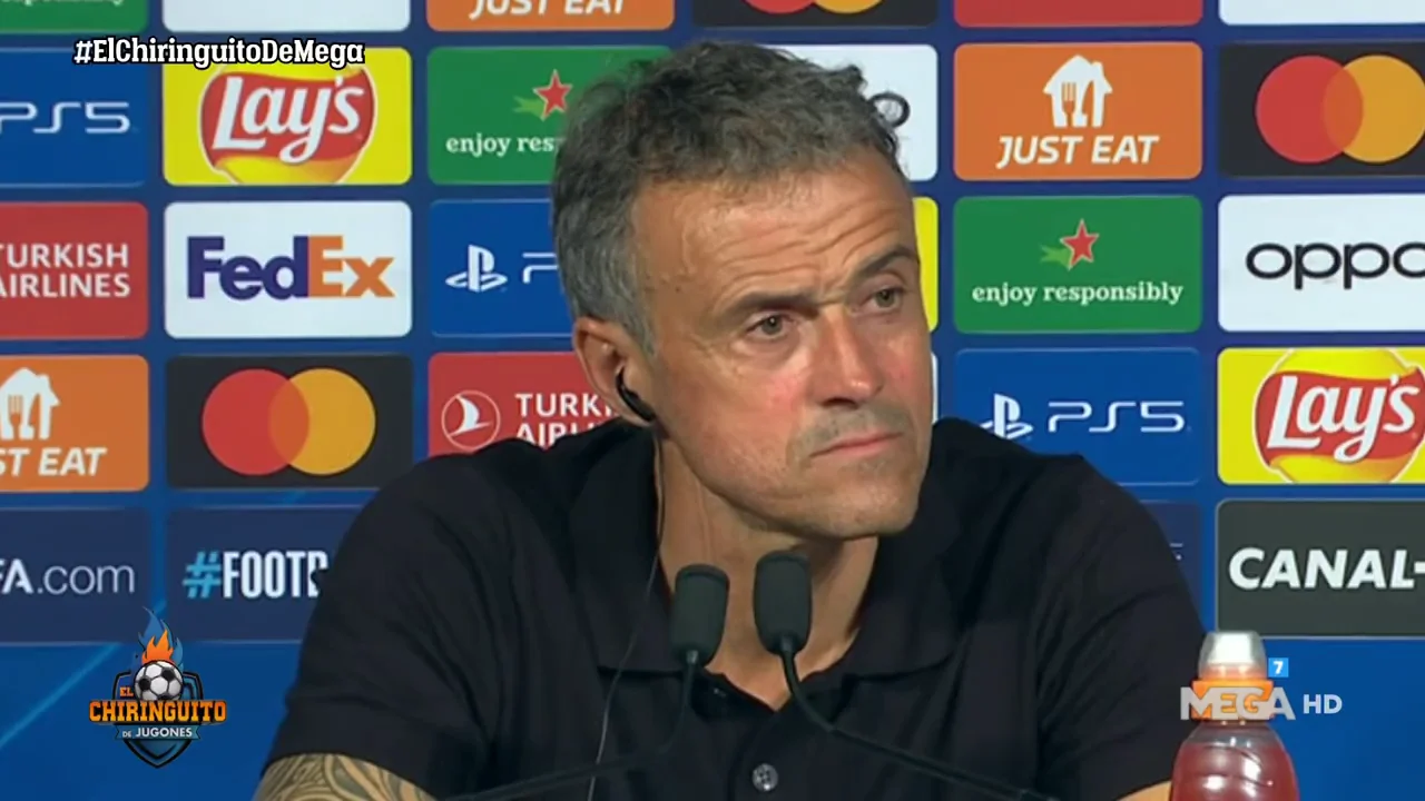 Luis Enrique tira de iron&iacute;a