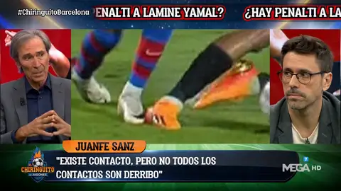 "Para mí Yamal le ha querido sacar penalti al árbitro..." "Para mí Yamal le ha querido sacar penalti al árbitro..."