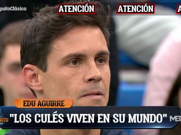 Edu Aguirre no da crédito con las quejas de los culés