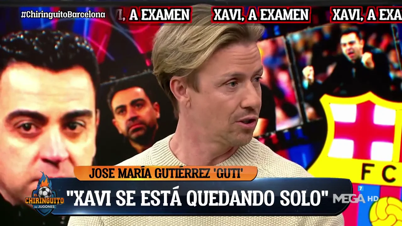 Guti: "Xavi est&aacute; en su peor momento, se est&aacute; quedando solo"
