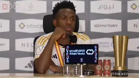 Vinicius: "No soy un santo, a veces habla demasiado" Vinicius: "No soy un santo, a veces habla demasiado"