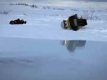 Caída en el ártico