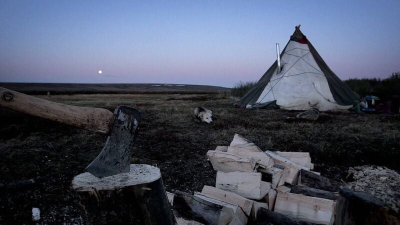 La familia Hailstöne se ve atrapada en un campamento en medio de un fuerte temporal