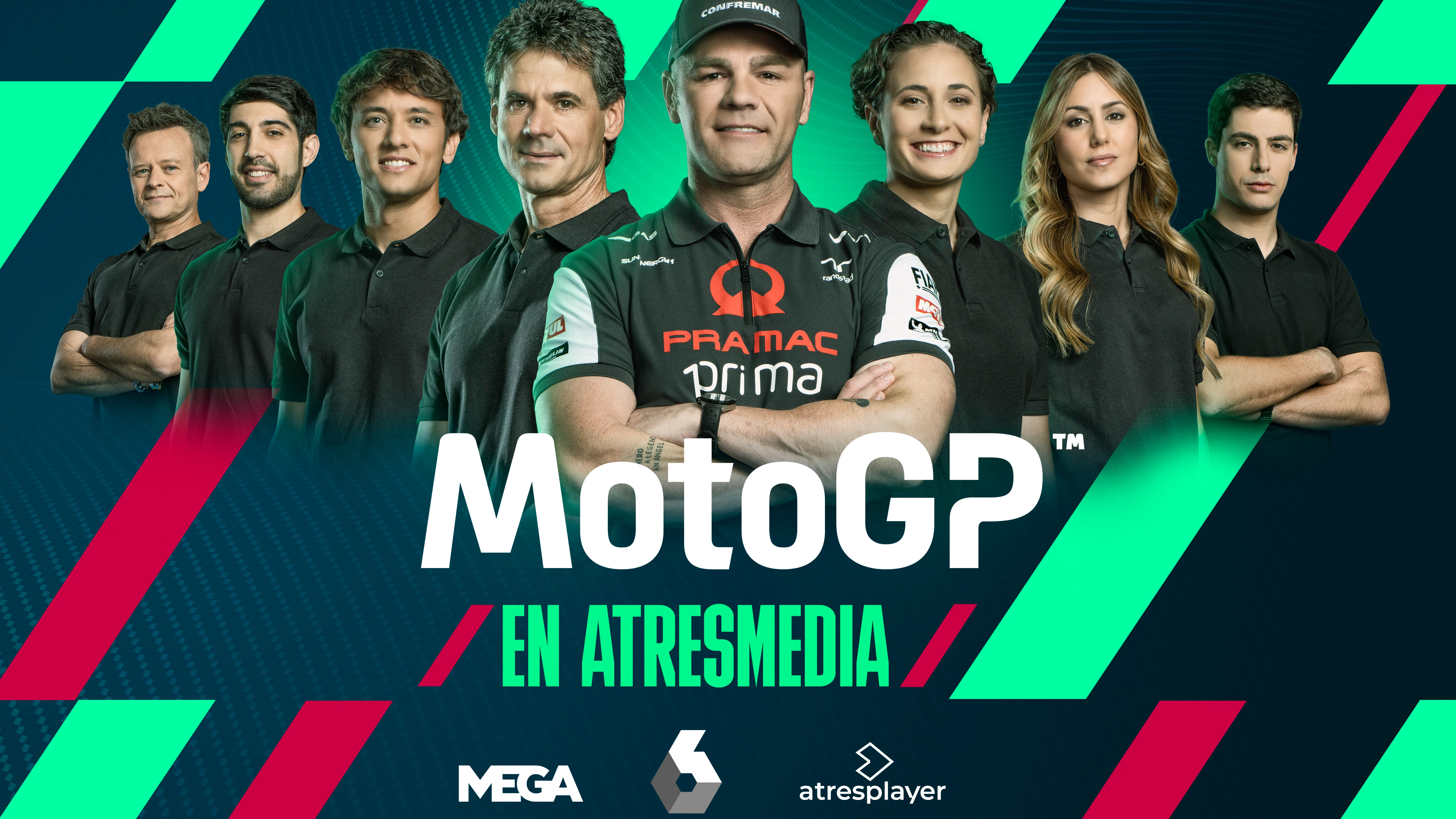 El equipo de Atresmedia TV para las retransmisiones de MotoGP