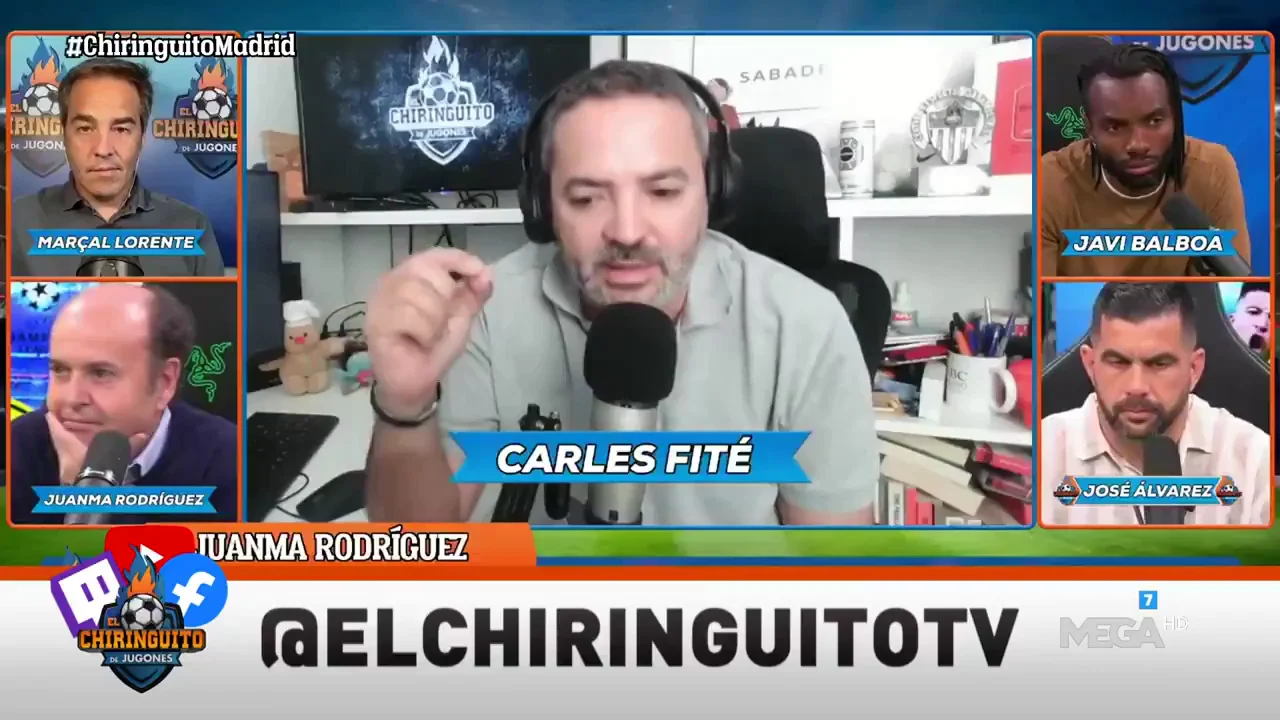Carles Fité 'incendia' el plató de El Chiringuito Carles Fité 'incendia' el plató de El Chiringuito