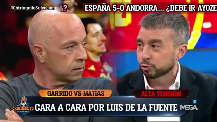 "Luis de la Fuente, el amigo de Garrido, es incoherente"