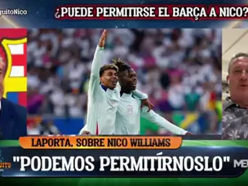 "1, 2...¡y hasta 58 millones vamos a pagar por Nico Williams!" "1, 2...¡y hasta 58 millones vamos a pagar por Nico Williams!"