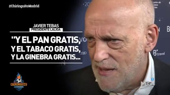 "&iquest;F&uacute;tbol gratis? Y el pan gratis, tabaco gratis..."