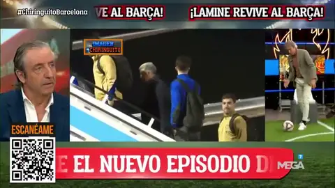Lobo Carrasco recrea el pase de Lamine Yamal Lobo Carrasco recrea el pase de Lamine Yamal