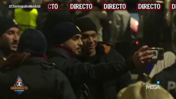 Vinicius y Mbappé, cojeando tras el partido ante la Atalanta