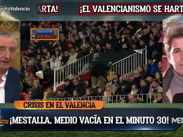 Pedrerol: "El Valencia se 'cae' con todos los titulares, imagina solo con uno..." Pedrerol: "El Valencia se 'cae' con todos los titulares, imagina solo con uno..."