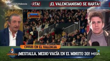 Pedrerol: "El Valencia se 'cae' con todos los titulares, imagina solo con uno..."