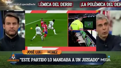 José Luis Sánchez: "Mandaría el partido a un juzgado" José Luis Sánchez: "Mandaría el partido a un juzgado"