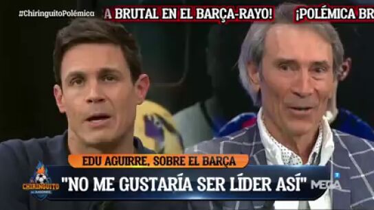 Tremendo cara a cara entre Edu Aguirre y Lobo Carrasco