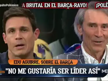 Tremendo cara a cara entre Edu Aguirre y Lobo Carrasco Tremendo cara a cara entre Edu Aguirre y Lobo Carrasco