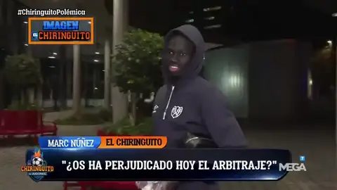 "Hay que pitar el penalti en los dos lados" "Hay que pitar el penalti en los dos lados"