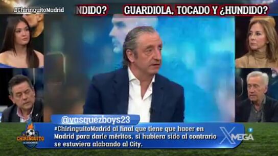 Pedrerol: &ldquo;Guardiola renov&oacute; con el City porque no ten&iacute;a otra cosa"