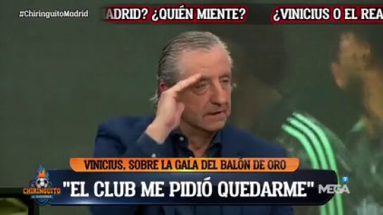 Josep Pedrerol: "El 'zasca' de Vinicius al Real Madrid es brutal"