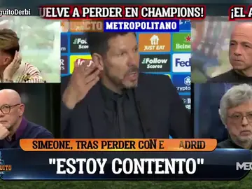 Diego Simeone: ''Alguien vio que Julián dio dos toques? ¡Qué levante la mano!'' Diego Simeone: ''Alguien vio que Julián dio dos toques? ¡Qué levante la mano!''