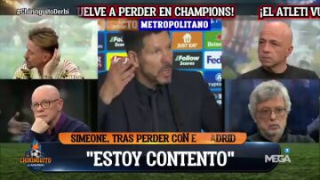 Diego Simeone: ''Alguien vio que Julián dio dos toques? ¡Qué levante la mano!''