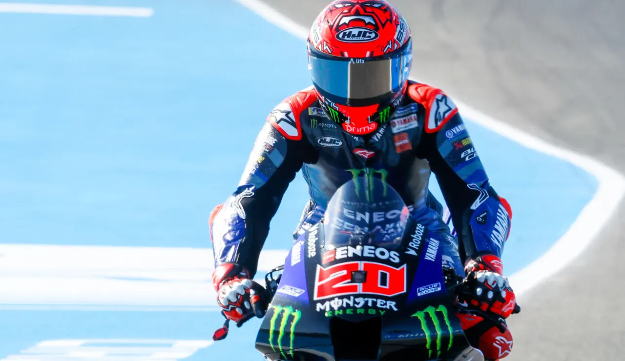 Fabio Quartararo, tras firmar la 'pole' del GP de España de MotoGP