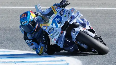 Alex Márquez, durante la cualificación del GP de España en Jerez Alex Márquez, durante la cualificación del GP de España en Jerez