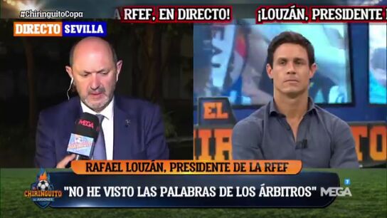''&iquest;Las palabras de los &aacute;rbitros? No las he escuchado''