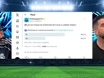 "Lamine está contento y de acuerdo con Flick" "Lamine está contento y de acuerdo con Flick"